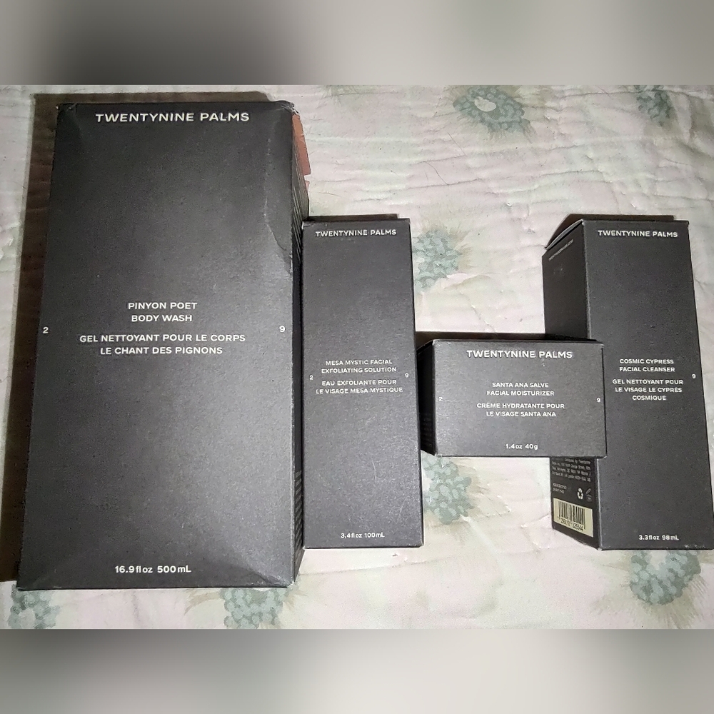 Twentynine 29 Palms 4 Piece Bundle Skincare Products